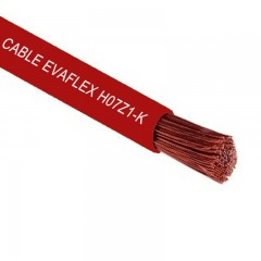 CABLE EVA H07Z-K 2,5MM2 750V 70° ROJO - 100 METROS