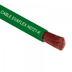 CABLE EVA H07Z-K 2,5MM2 750V 70° VERDE - 100 METROS