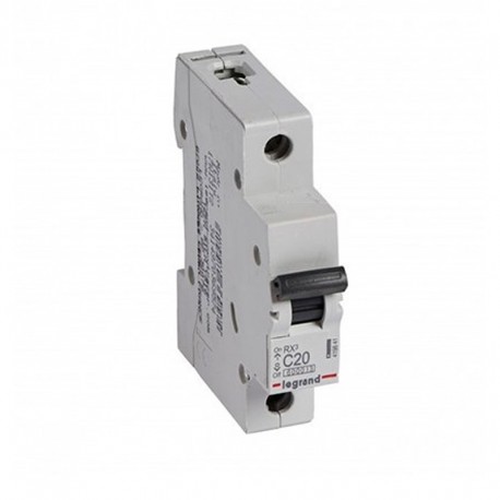 INTERRUPTOR AUTOMÁTICO 1X20A 230/400VCA - 6KA CURVA C