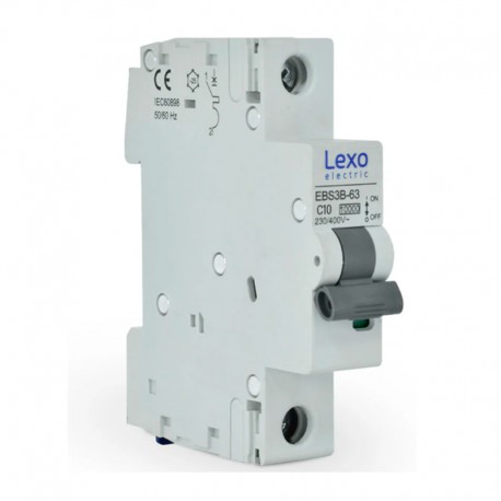 INTERRUPTOR AUTOMATICO LEXO 1X10A 10kA C