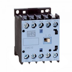 CONTACTOR MINIATURA AC3 12A BOBINA 220VAC 1NA/NC CWC012