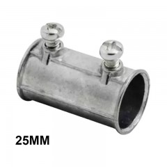 CONDUIT COPLA RECTA EMT 25MM C/TORNILLO