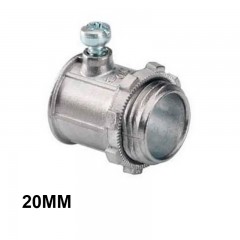 TERMINAL RECTO EMT 20MM CON TORNILLO