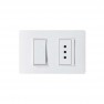Interruptor 9/12 + Toma De Corriente 10A PU1214 Bticino