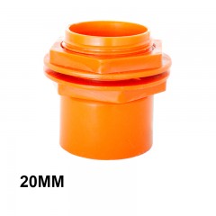 TERMINAL PVC 20MM C/TUERCA HILO EXTERIOR
