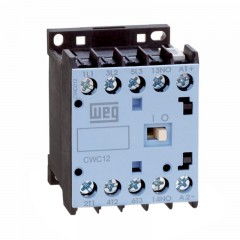 CONTACTOR MINIATURA AC3 12A BOBINA 220VAC 1NA/NC CWC012