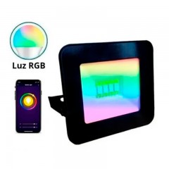 PROYECTOR TELCO FLAT LED SMART RGB WI-FI 20W